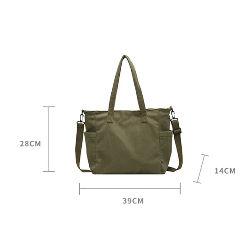 Sac à main rayé en velours côtelé pour femme